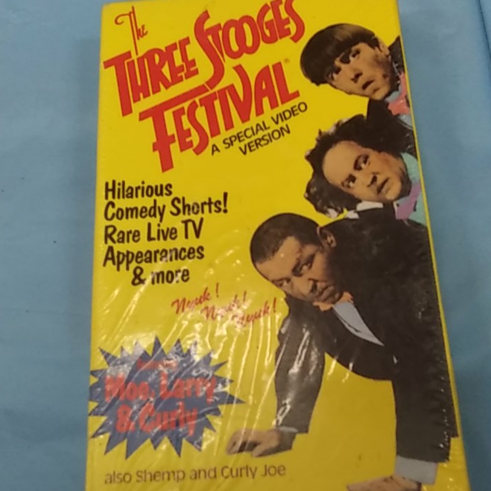 VHS The Three Stooges Festival